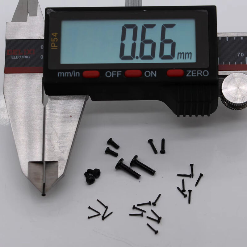 Mikro śruby niklowane, cynkowane, czarnooksydowe, precyzyjne śruby samodzielne do zastosowań przemysłowych